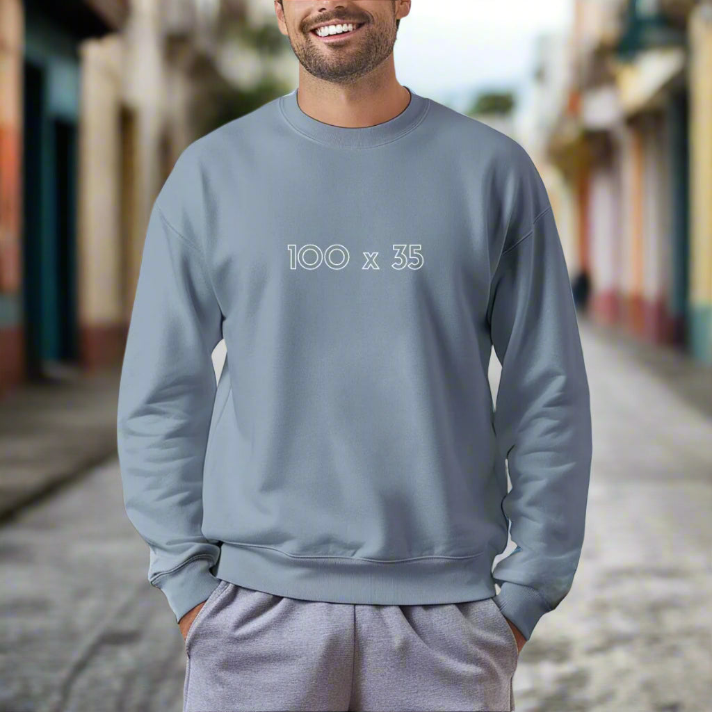Puerto Rico Symbols Sweatshirt | 100 x 35 | Fleece Crewneck