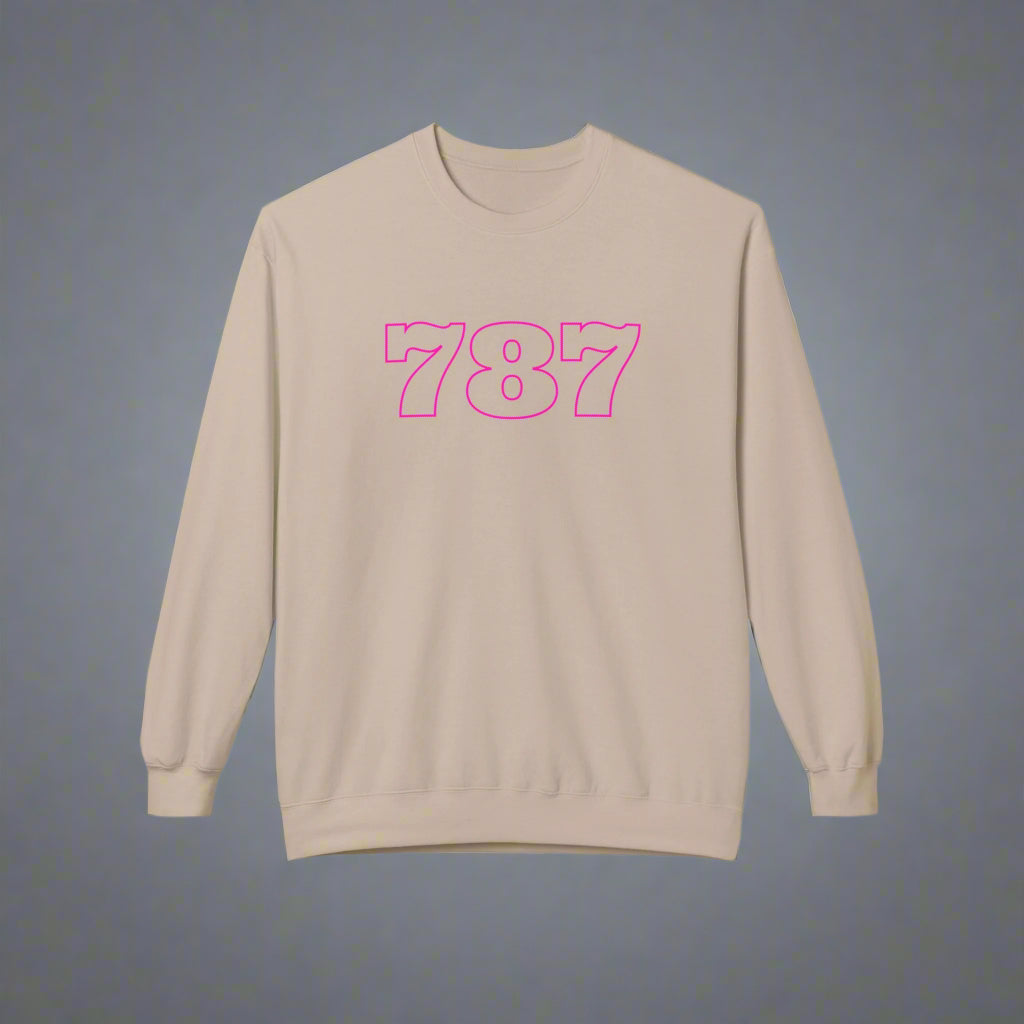 Puerto Rico Symbols Sweatshirt | 787 | Fleece Crewneck