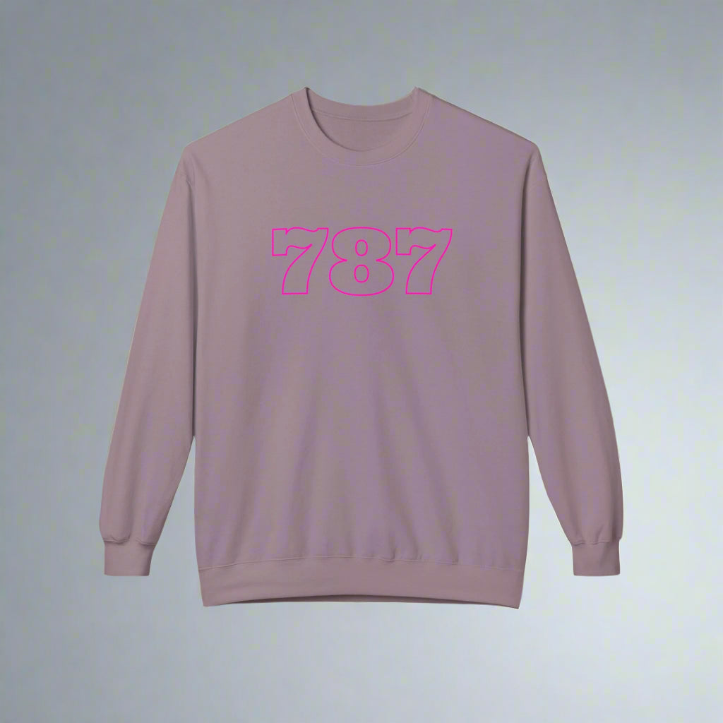 Puerto Rico Symbols Sweatshirt | 787 | Fleece Crewneck