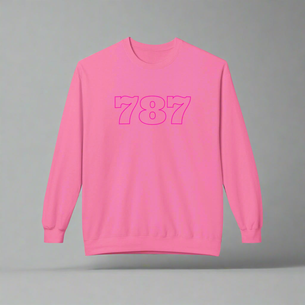 Puerto Rico Symbols Sweatshirt | 787 | Fleece Crewneck