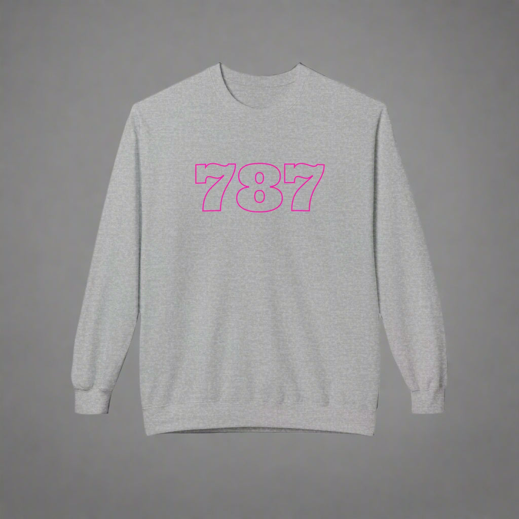 Puerto Rico Symbols Sweatshirt | 787 | Fleece Crewneck