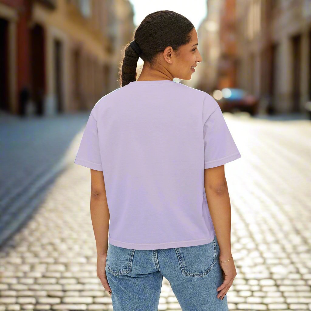 Women's Boxy Tee | Puerto Rico Shirt | PUERTO RICAN REINA | Soft and Stylish Tee | Exclusive Puerto Rico Gifts | Boricua Pride
