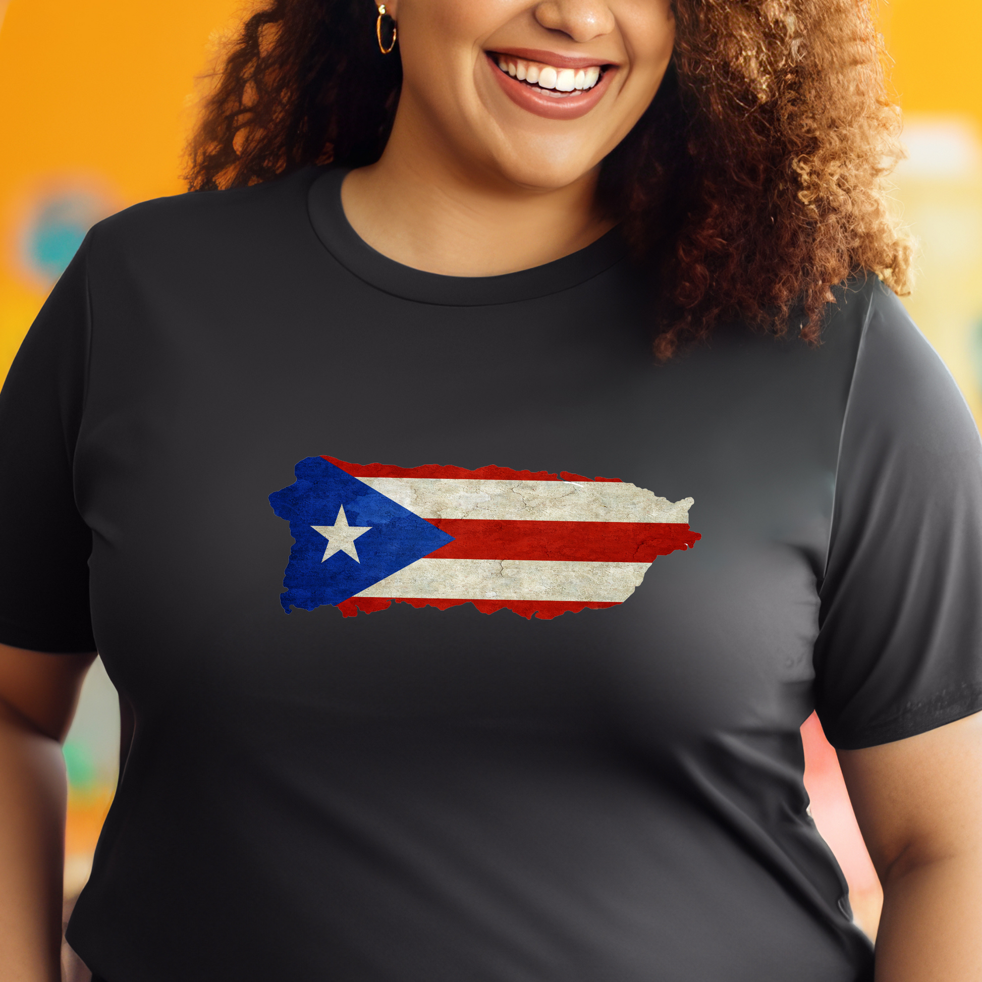 Puerto Rico Shirt | Puerto Rico Flag Map | Express Shipping Available | Soft and Stylish Tee | Exclusive Puerto Rico Gifts | Boricua Pride