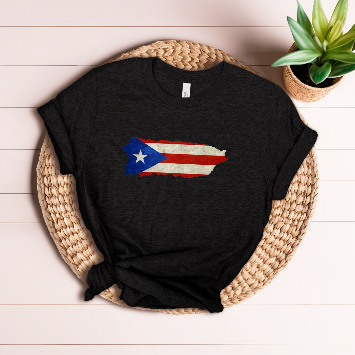 Puerto Rico Shirt | Puerto Rico Flag Map | Express Shipping Available | Soft and Stylish Tee | Exclusive Puerto Rico Gifts | Boricua Pride