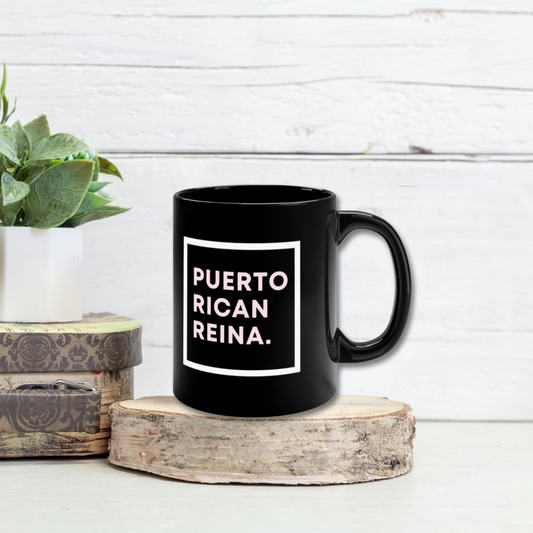 Puerto Rico Mug | PUERTO RICAN REINA | Ceramic 11 oz cup | Exclusive Puerto Rico Gifts | Puerto Rico Pride | Boricua Items