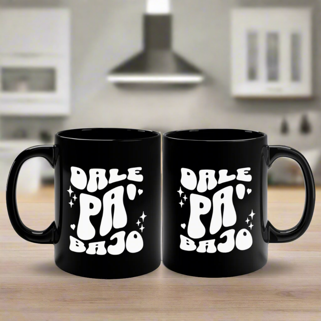 Puerto Rico Mug | DALE PA' BAJO | Ceramic 11 oz cup | Exclusive Puerto Rico Gifts | Puerto Rico Pride | Boricua Items