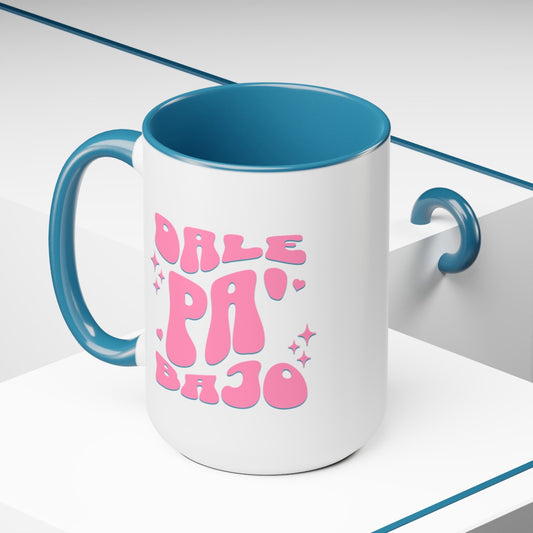 Puerto Rico Mug | DALE PA'BAJO | Ceramic 15 oz cup | Exclusive Puerto Rico Gifts | Puerto Rico Pride | Boricua Items