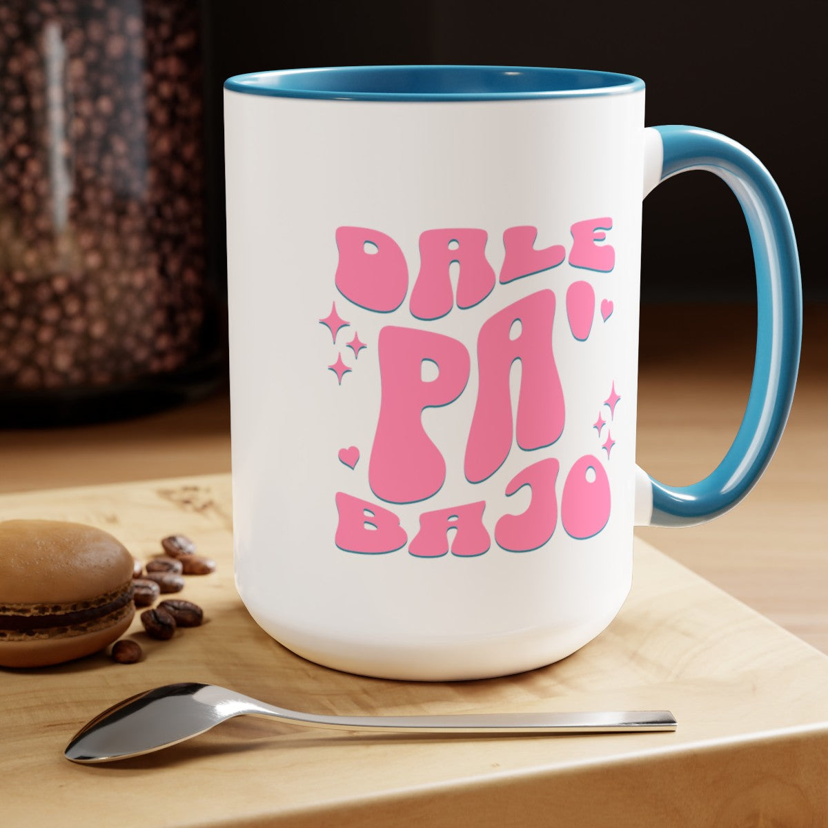 Puerto Rico Mug | DALE PA'BAJO | Ceramic 15 oz cup | Exclusive Puerto Rico Gifts | Puerto Rico Pride | Boricua Items